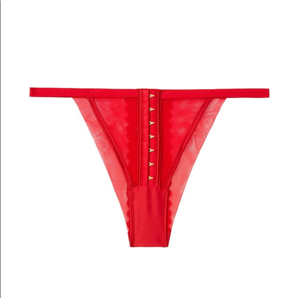 🆕 VS Velvet Trim Brazilian Panty